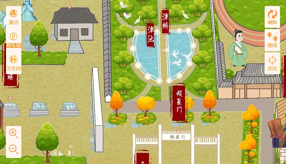 唐河手绘地图景区语音讲解导览系统：智慧景区建设的基石